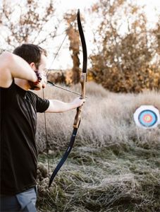 Southwest Archery Spyder Takedown Recurve Bow with arrow